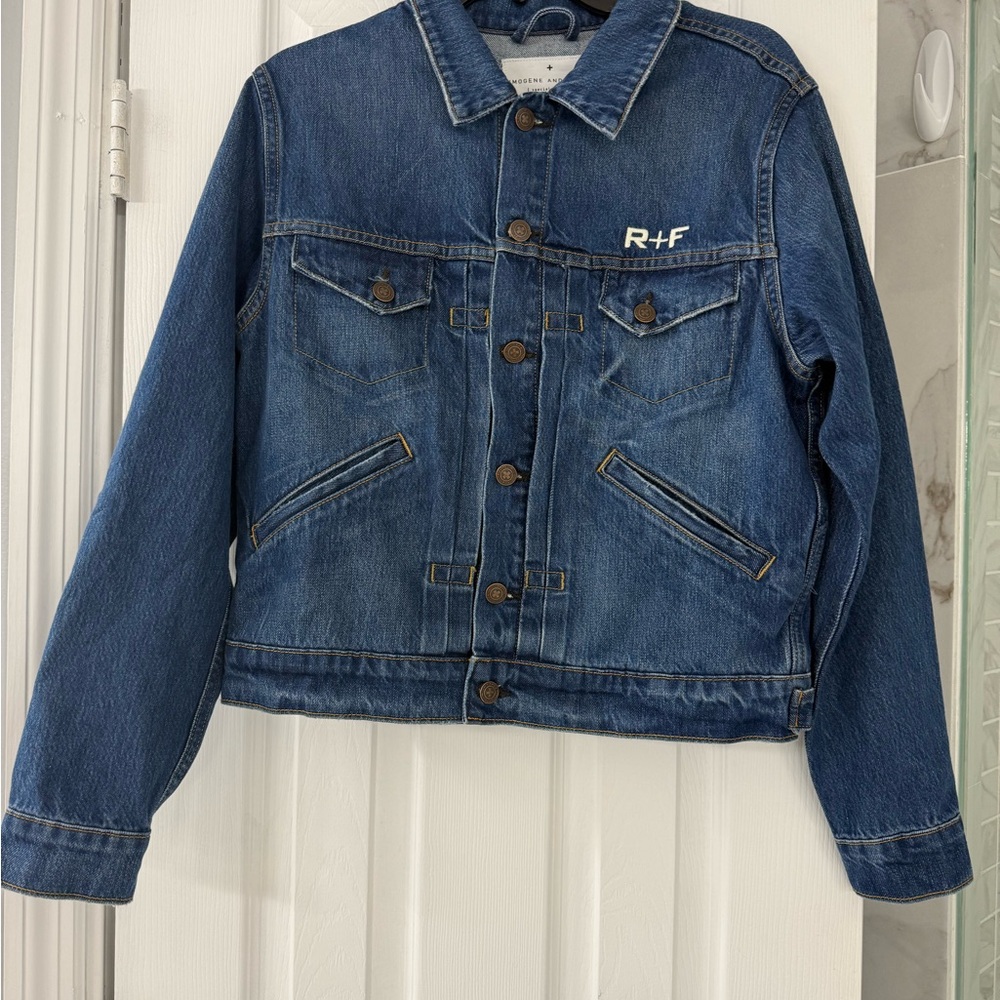 Imogene and Willie Denim Jacket x Rodan + Fields Collab Jean Blue Classic &